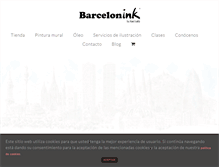 Tablet Screenshot of barcelonink.com